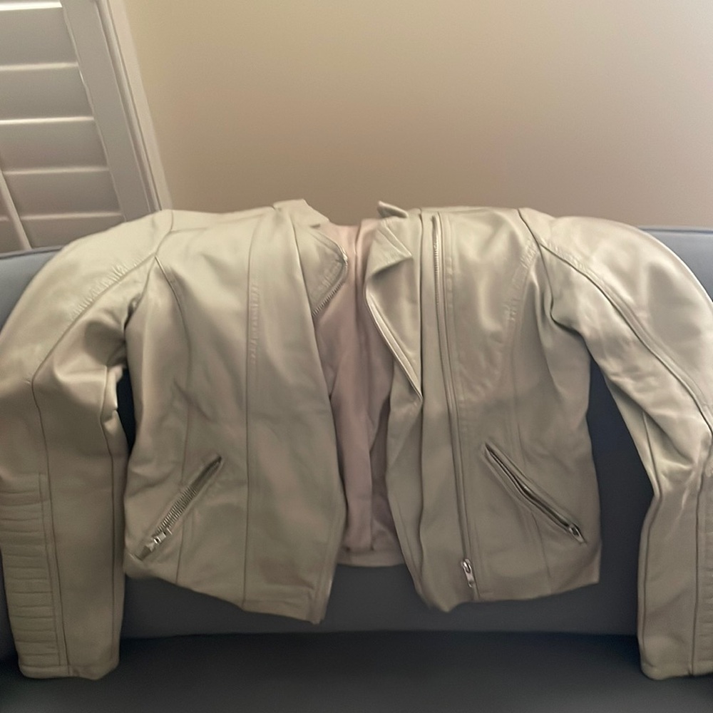 Cute moto leather jacket